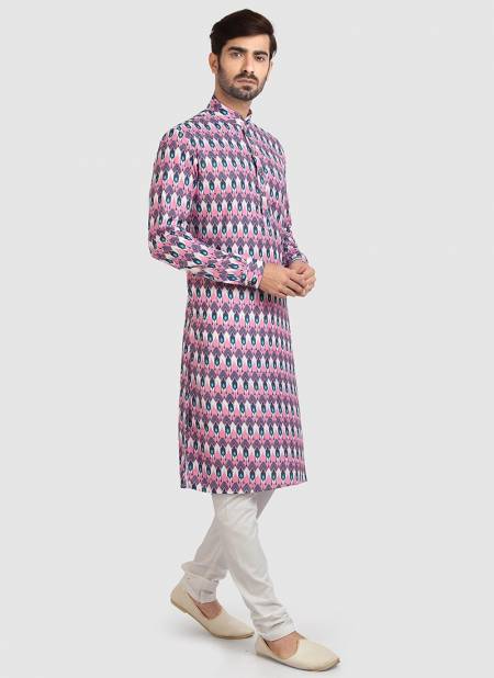 Pink Colour Stylish Designer Function Wear Kurta Pajama Redymade Collection 1254